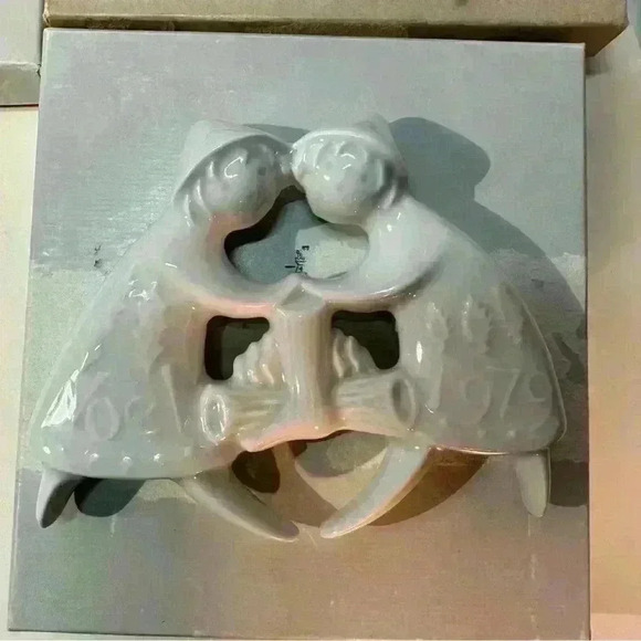 7 Piece Set Haviland Christmas Ornaments PORCELAIN  Limoges France 1971-1979 - Picture 9 of 10